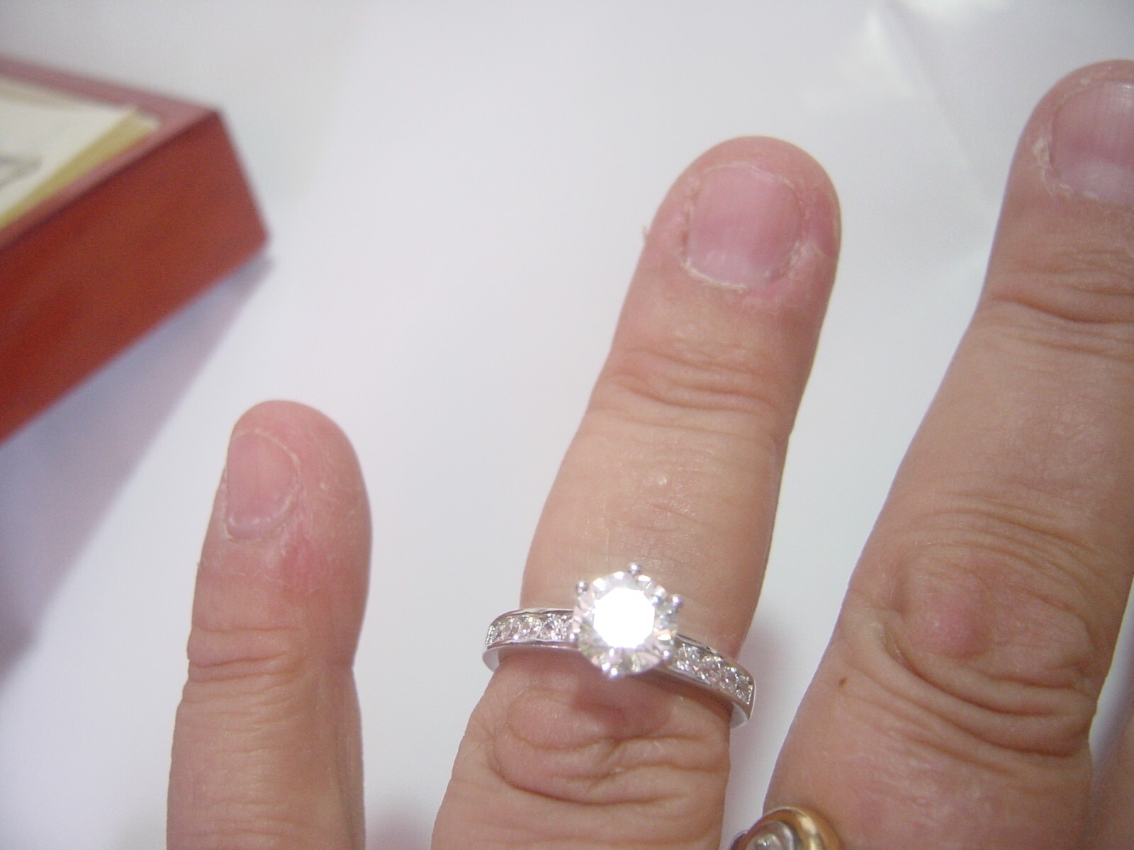 VINTAGE BEAUTIFUL SOLID SILVER -RING-SUPERB SO SP… - image 8