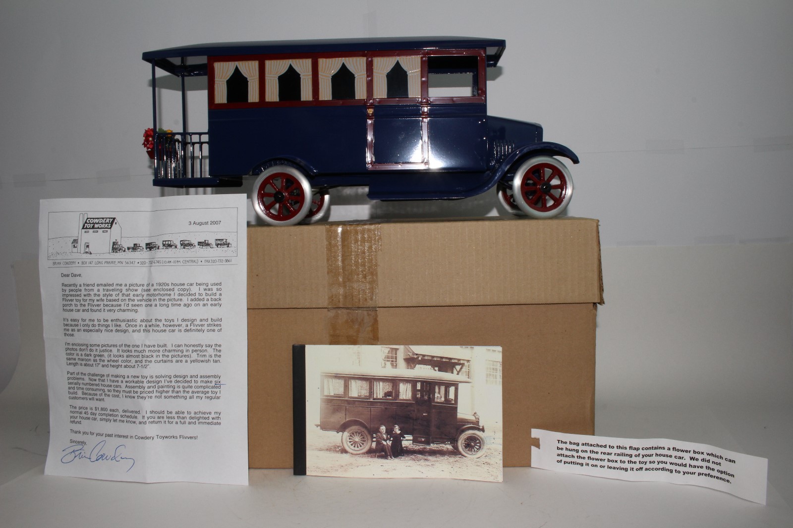 585ms Ford Modelo T Flivver Casa Coche Camper, Amigo L, Cowdery Juguete Trabajo 585ms Ford Modelo T Flivver Casa Coche Camper, Amigo L, Cowdery Juguete Trabajo