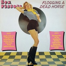 SEX PISTOLS Flogging a Dead Horse BANNER HUGE 4X4 Ft Fabric Poster Tapestry Flag