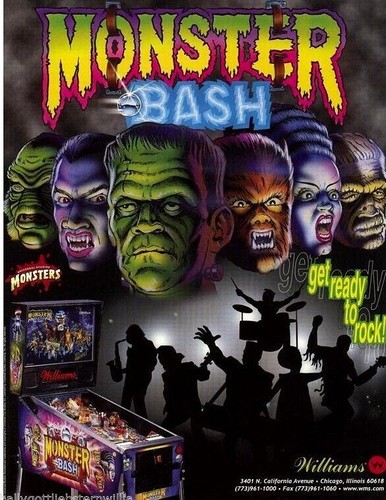 Pinball Flyers Freddy Diner Tales Star Wars Monster Bash Bride Diner Machine - Picture 2 of 72