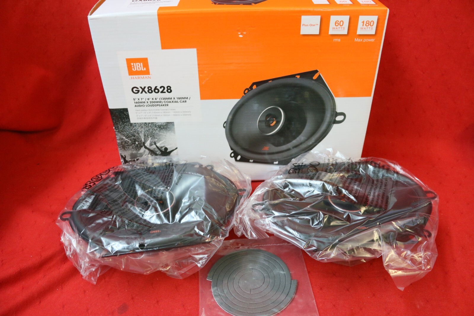 JBL GX8628 6" x 8" / 5" x 7" 2Way Coaxial Car Loudspeakers 180w Peak