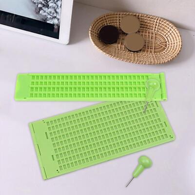 Brailleschrift Schreiben Schiefer Braille Lernwerkzeug Langlebig Braille Schiefer Set