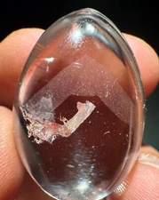 70.4ct Rare NATURAL Clear  phantom pyramid Crystal Polished