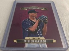 2021 Diamond Kings Baseball Triston McKenzie Guardians Debut Diamond Kings