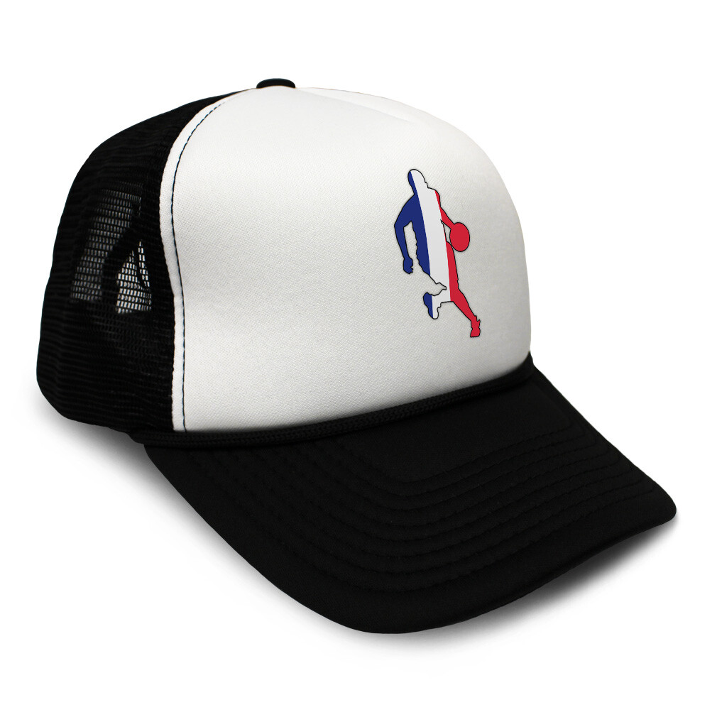 Trucker Hat Basketball Player France Sports Basketball Olympics Polyester
