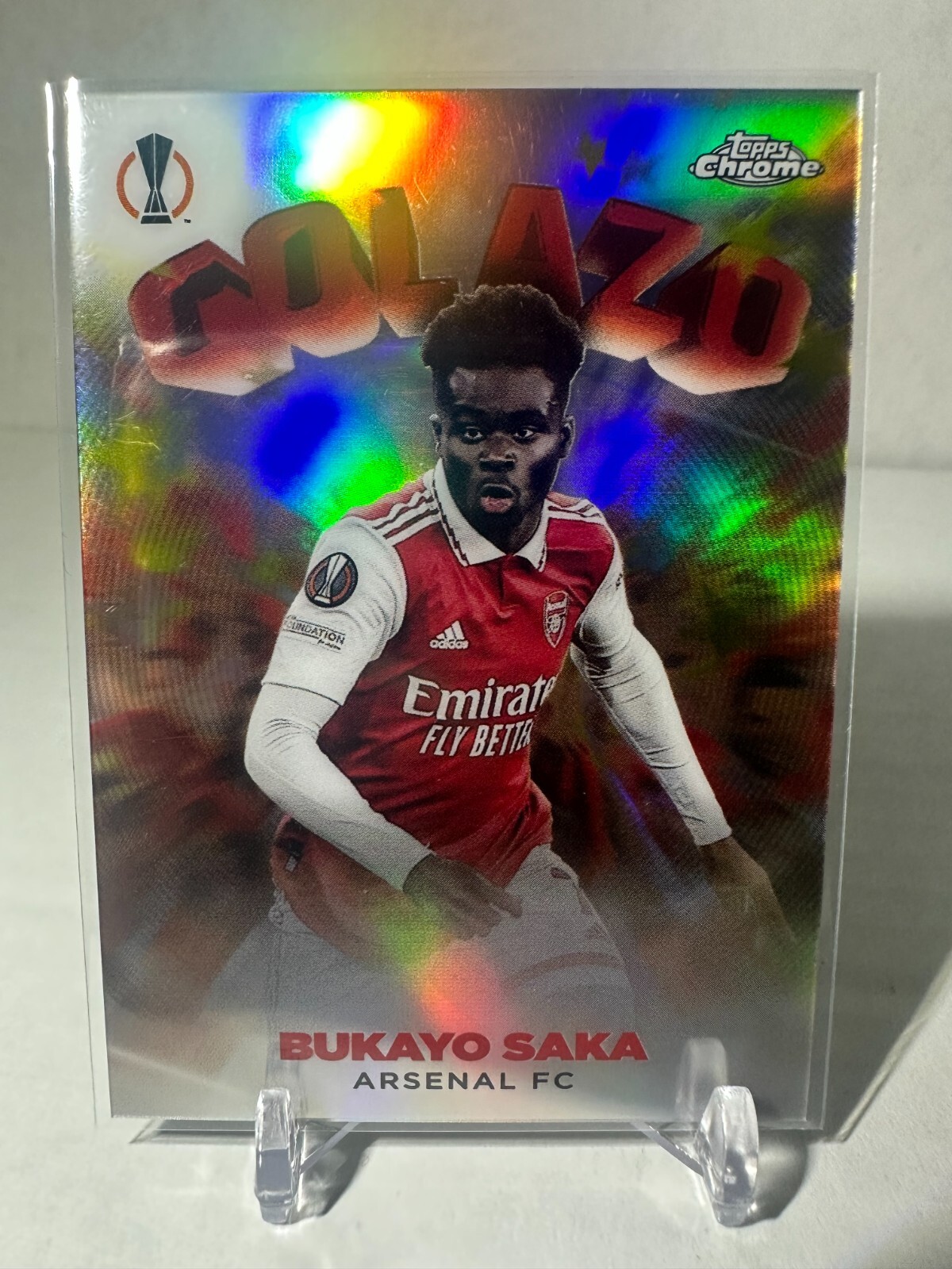 2022-23 Topps Chrome Bukayo Saka GOLAZO #G-19