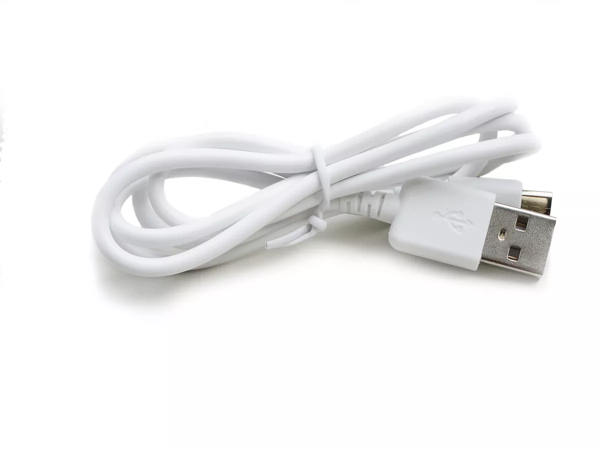 90cm USB White Cable for Argos Bush BC 310 310D 227 6416 Bluetooth Speaker