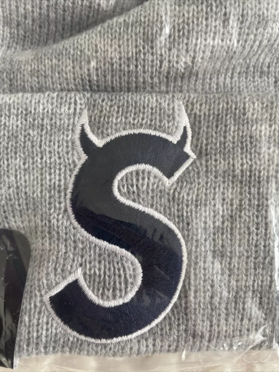 New Supreme® New Era® S Logo Beanie Heather Grey