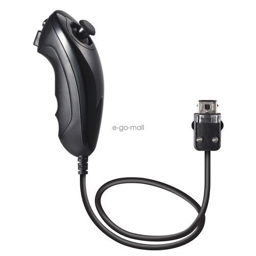 2 Pack Wii Nunchuck of Black Nintendo nunchucks for Nintendo Wii or Wii U Remote - Picture 27 of 52