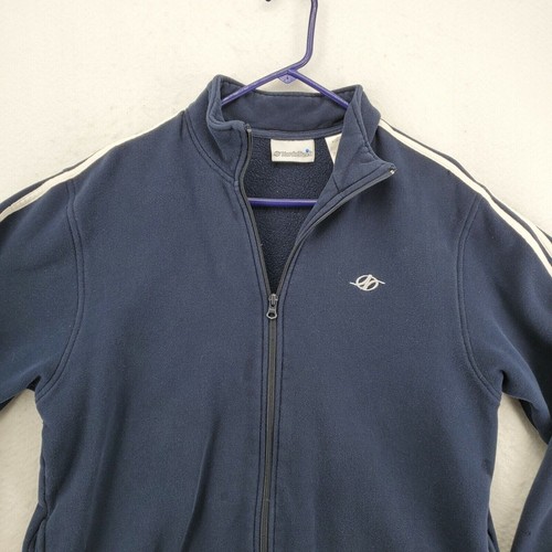 NordicTrack Sweatshirt Men’s Long Sleeve Full Zip Mock Neck Jacket Blue M - Picture 6 of 12