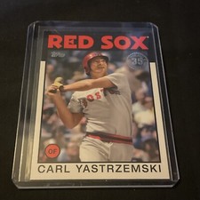 2021 Topps Update CARL YASTRZEMSKI #86B-44 1986 35th Anniversary Insert Red Sox