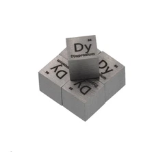 Dysprosium Metal 10mm Density Cube 99.5% for Element Collection USA SHIPPING