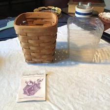 Longaberger Baskets Handwoven Small Spoon Basket 1994 USA #11088