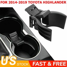Center Console Cup Holder Insert Divider Upgrade For Toyota Highlander 2014-2019 Center Console Cup Holder Insert Divider Upgrade For Toyota Highlander 2014-2019