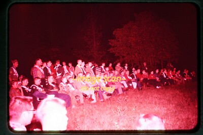 BSA Boy Scouts at Allerton Park in Illinois in 1959, Ektachrome Slide aa 28-23b