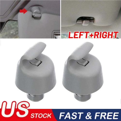 Pair Sun Visor Retainer Clip Holder Fit For Nissan Murano Rogue Teana Pathfinder