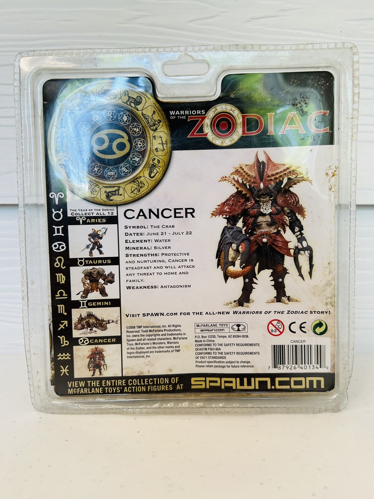 Warriors of the Zodiac Cancer 6" Action Figures McFarlane Toys U Pick
