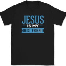 Jesus Is My Best Friend T-Shirt Christian Worship Praise Jesus Bible Tee