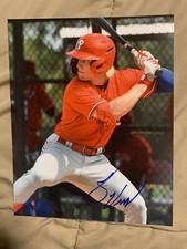 Jordan Viars  Signed Auto 8x10 Philadelphia Phillies Clearwater Threshers