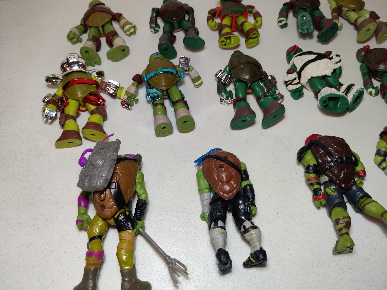 LOT OF 14 Teenage Mutant Ninja Turtles TMNT Action Figures 2012-2015 Viacom