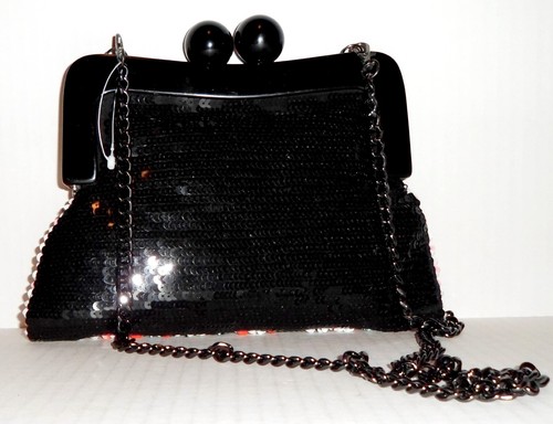 ZARA Straw Sequins Multicolor Purse Clutch Crossbody NWoT - Picture 5 of 8