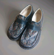 Alegria Metalic Leather Top Slip Ons Marie in Leafer sz 38 US 8