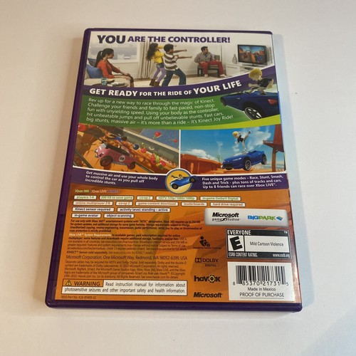 Kinect Joy Ride (Microsoft Xbox 360, 2010) COMPLETE! - Picture 3 of 3