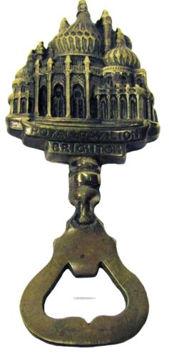 Antique Brass Royal Pavilion Brighton Crown Top Bottle Opener 13.5 x 5.5 cm - Afbeelding 1 van 10