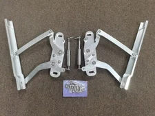 Billet Hood Hinge Kit Left and Right Side For Chevy Camaro Firebird 1967-1969 SL