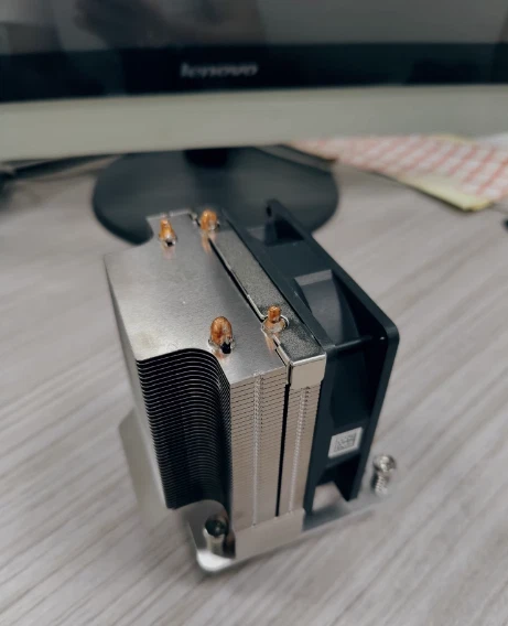 HP ENVYTE01 desktop 115x fine bud copper tube side blow heatsink L70917-001 - Image 4 of 4