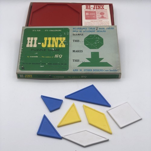 Hi-Jinx Vintage 1960’s Game of 92 Puzzles To Test Your Skill