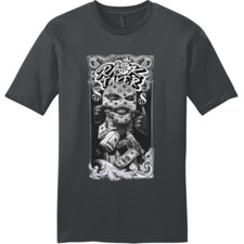NEW Art Society RISK TAKER CHARCOAL Tee Shirt SMALL-4XLARGE MADE IN USA LIMITED