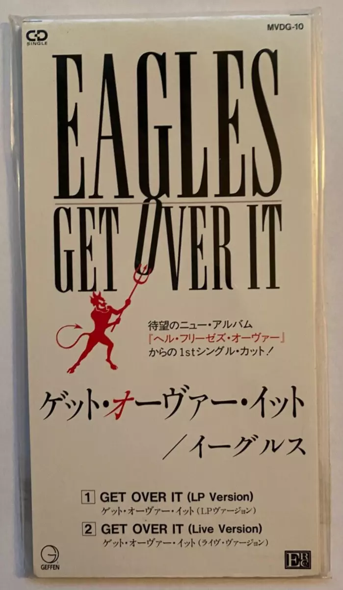 Eagles - Get Over It / Get Over It ( Live), 3 Japan Single (RARE)