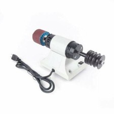 220V 350W Leather Burnishing Machine Mini Desktop Leather Edge Grinding Machine