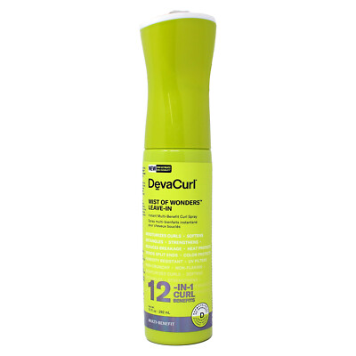 DevaCurl Mist of Wonders Leave In Instant Multi Benefit Curl Spray 10 Fl Ounce