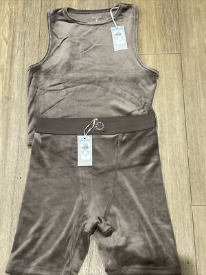 Primark Cotton Vest And Shorts Pyjama Set Primark Pj Set Size S