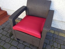 Polyrattan-Sesselkissen, Kissenset für einen Sessel . Verkauf NUR KISSEN