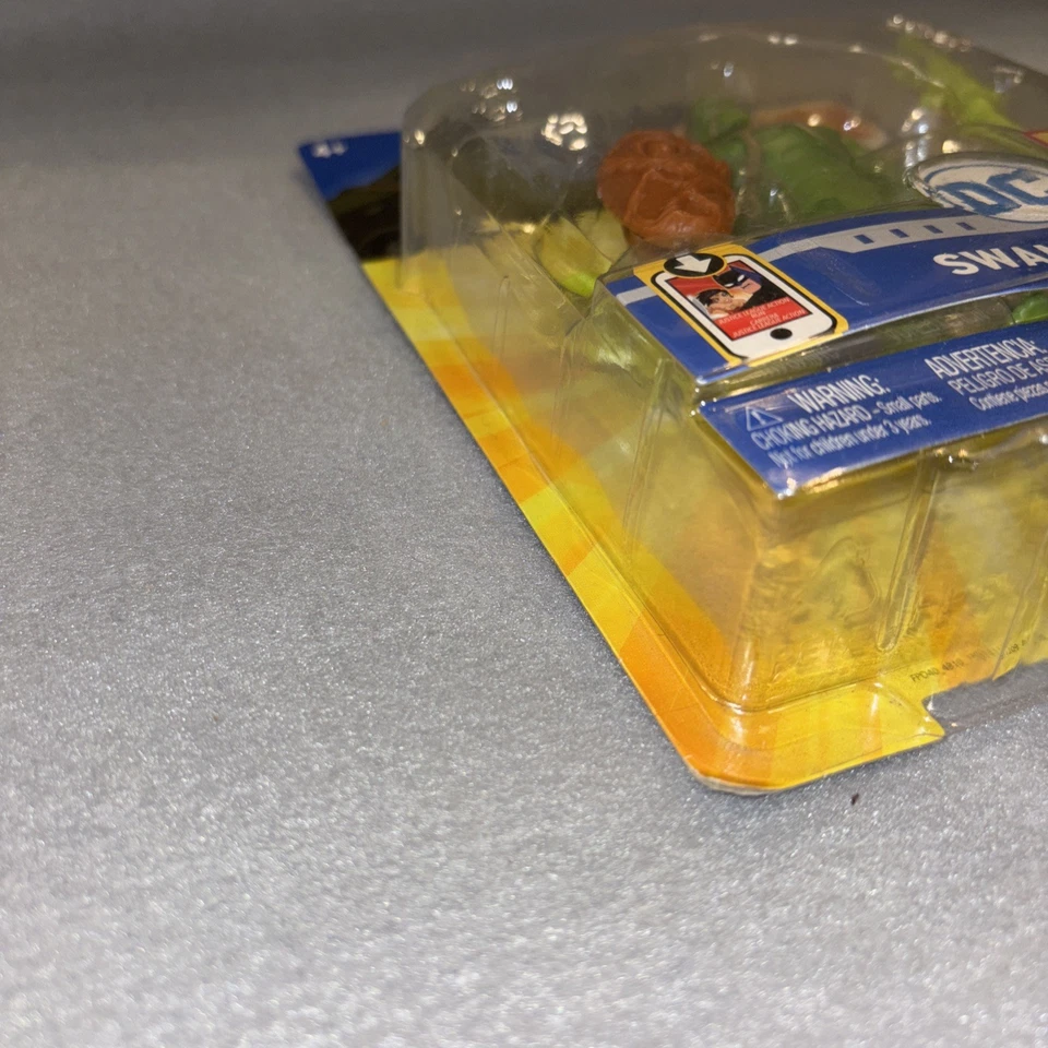 Figura de acción Justice League Swamp Thing, Mattel Power Connects 2017 nueva en caja Foto 3 de 4