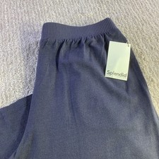 Splendid Collection Womens Wide Leg Lounge Pants Navy Blue Size Medium NWT