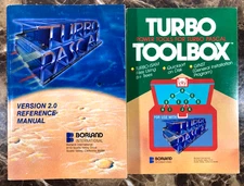 Lot 2 Turbo Pascal Version 1.0 2.0 Reference Manual Toolbox Books 1984 Borland