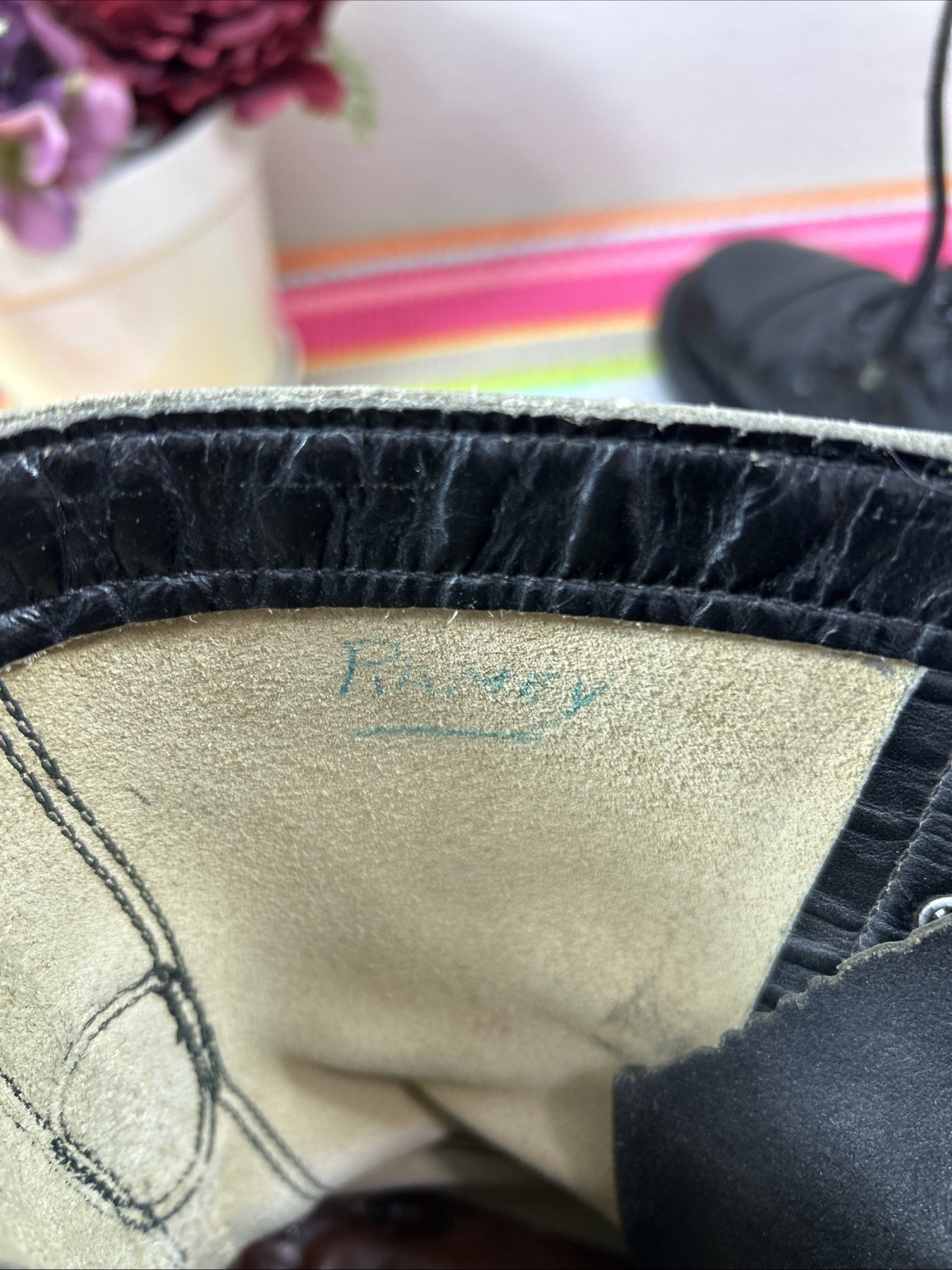 Vintage 66 Biltrite Military Combat Boots Black Firm Grip Plaques Men’s US 8.5 M