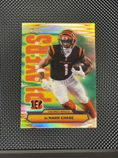 2025 Topps Chrome Football Jamarr Chase Power Players REFRACTOR #PP-21 Bengals