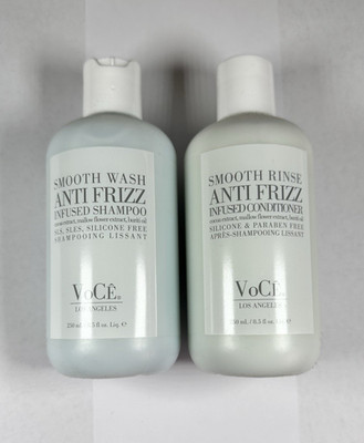 VoCe Smooth Wash Shampoo & Conditioner Anti Frizz 8.5 oz NEW