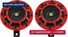 Eletric Car Horn Kit 12V 135db Super Loud High Tone and Low Tone Metal Twin Horn