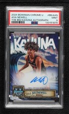 2024-25 Bowman U Chrome The Big Kahuna Asa Newell #BKA-AN PSA 9 MINT Auto 0nm7