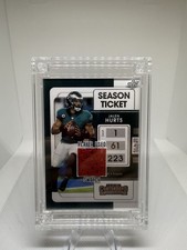 Jersey Fusion Jalen Hurts Game Worn RC Patch #79 Eagles NFL Card 2024 Patch 2020