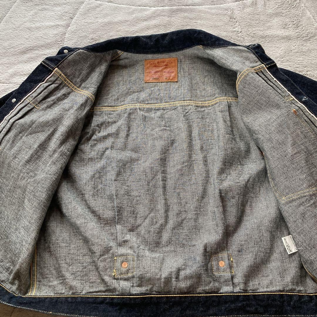 Real McCoy's Lot S003J 1st Denim Jacket Size 38 Men's Vintage Style #FH ZAA image 9