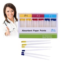 5Packs Dental Root Endodontics Absorbent Paper Points F1 F2 F3 For Dental Use