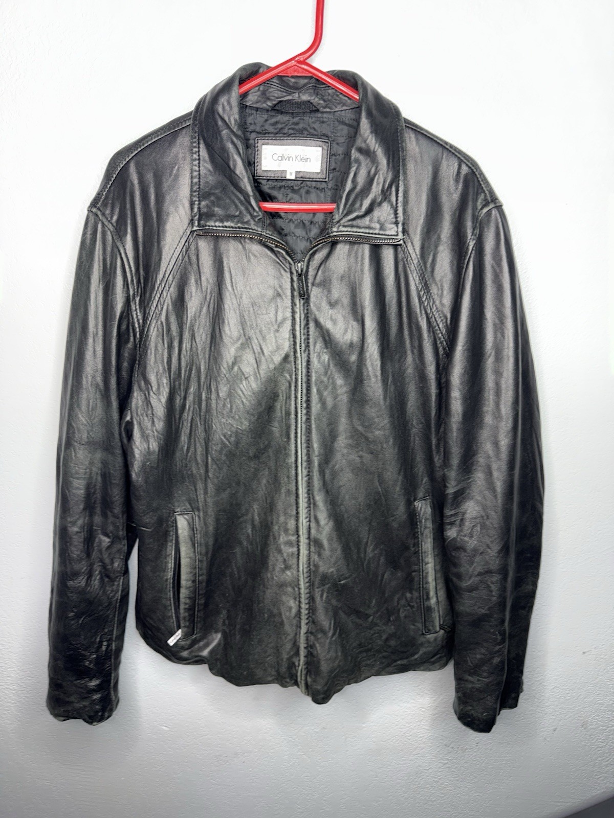Calvin Klein Men's Leather Jacket