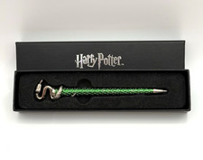 Pluma serpiente Harry Potter Slytherin metal verde con caja de regalo Warner Bros